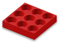 3D Printed Mixing Cup Holder - 9-Cup Holder